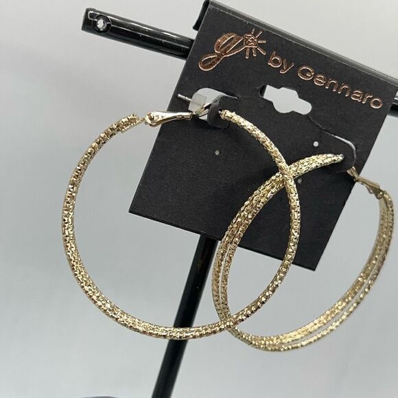 G by Gennaro Hoop Earrings $16ea / 3 for $25 - Picture 1 of 7